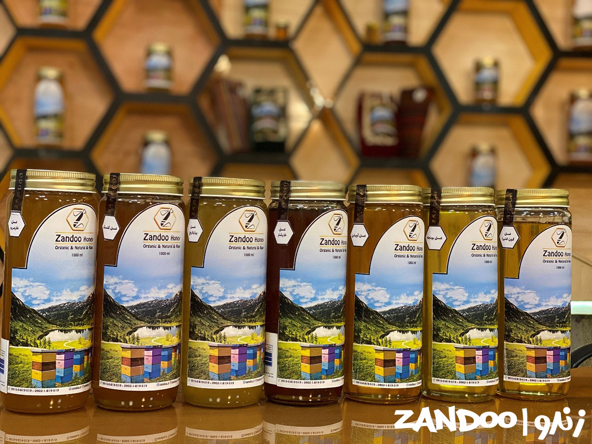 انواع مختلف عسل همراه با عسل اصل کنار