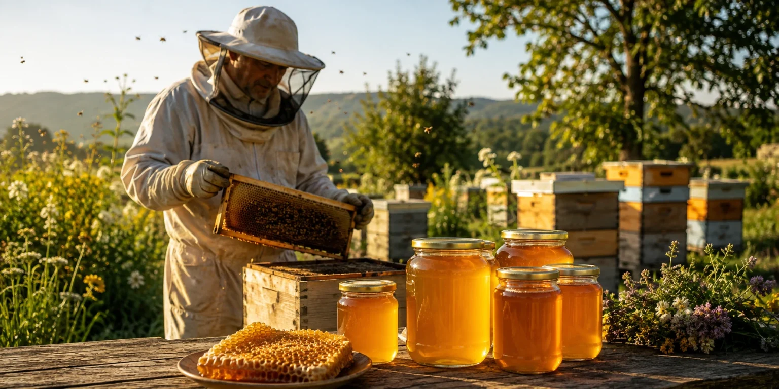 خرید عسل طبیعی از زنبوردار