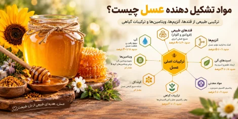 مواد تشکیل دهنده عسل