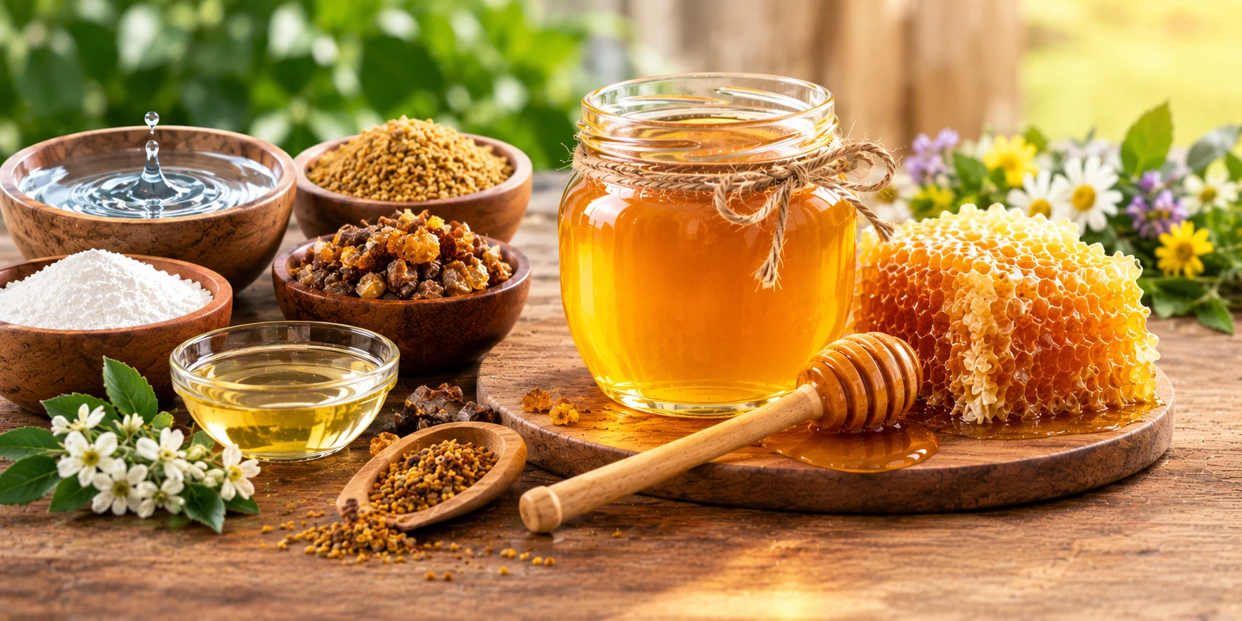مواد تشکیل دهنده عسل