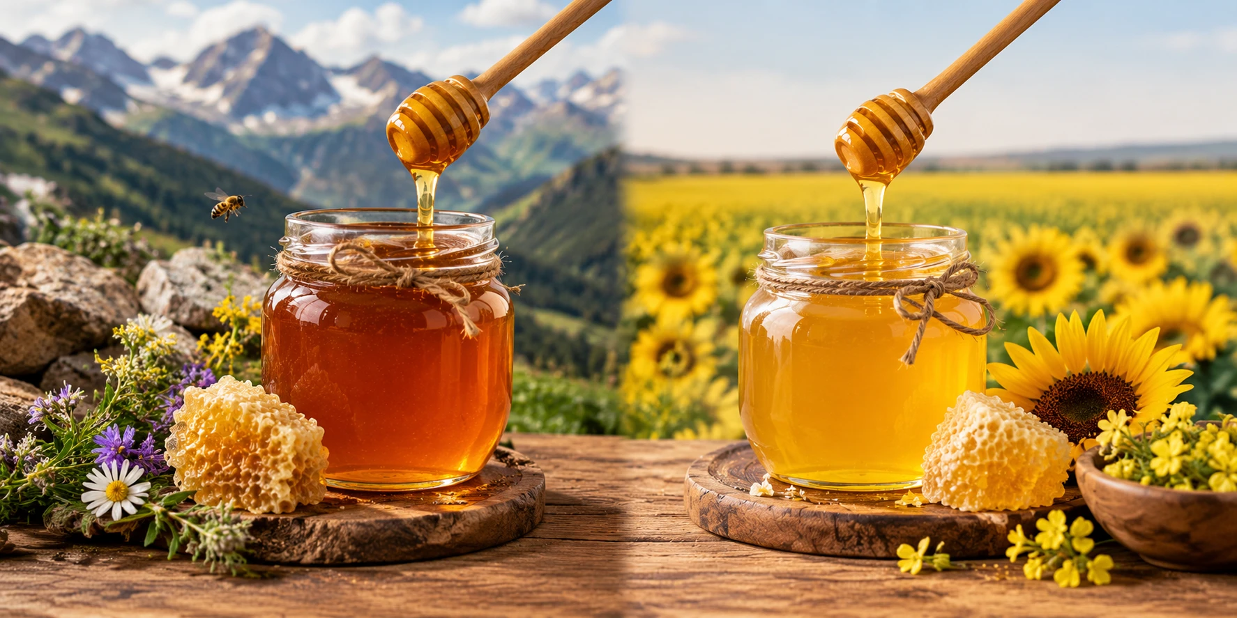 تفاوت عسل کوهستان و دشتی